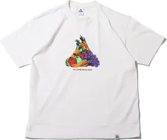 Nike x ACG Solid Color Cartoon Fruit Printing Round Neck Casual Short Sleeve White DQ4955-121