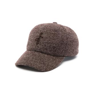Ruslan Baginskiy Logo-embroidered Felted Cap
