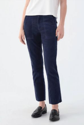 Amo Corduroy Easy Army Trouser In Neptune