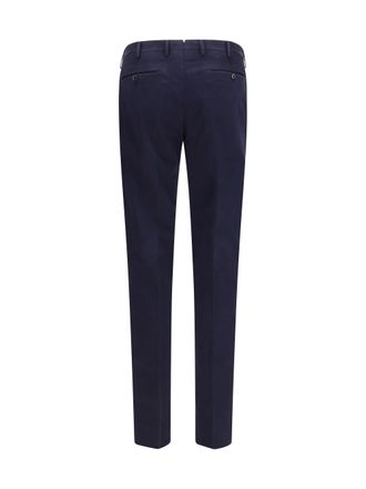 Pantaloni Torino Mens Cotton Pants Blu Notte Elastane Elastane; Trousers