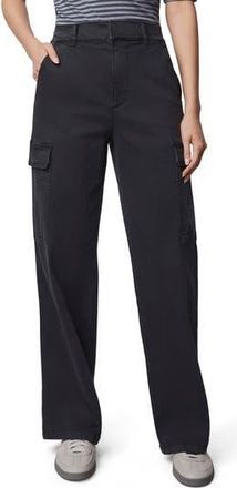 Splendid Ottilie Cotton Blend Cargo Pants in Lead Black at Nordstrom Rack, Size X-Small
