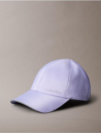 Calvin Klein Womens Mesh Logo Baseball Cap - Purple