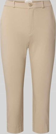 Freequent Caprihose mit französischen Eingrifftaschen Modell Solvej in Taupe, Größe XL