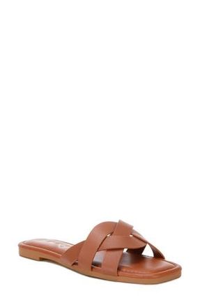 London Rag Dickery Slide Sandal in Tan at Nordstrom Rack, Size 8.5