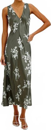Rails Camellia Dress In Lace Floral Olive