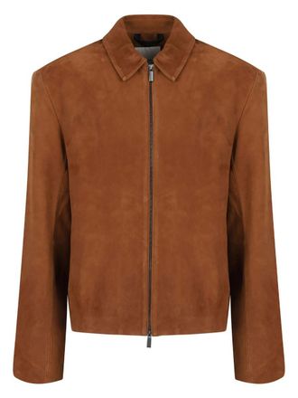 Calvin Klein Suede Leather Blouson Clothing