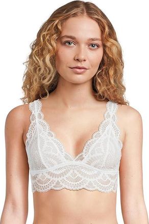 Eberjey Mariana Lace Bralette Womens Bra White : XS, Lace/Nylon/Rayon