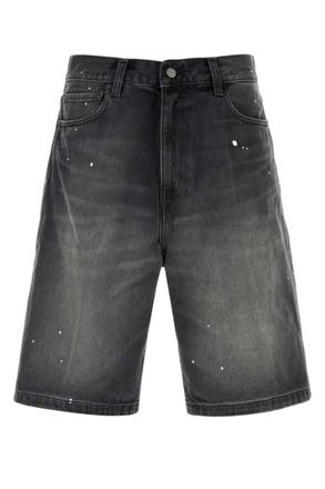 Carhartt Work in Progress Black Solid Shorts