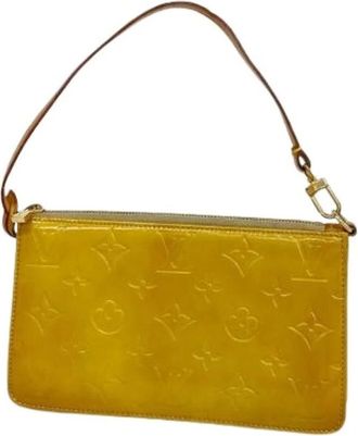 Louis Vuitton Pre-owned Shoulder Bags, female, Beige, Size: ONE SIZE Pre-owned Vintage Pouch