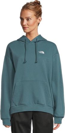 The North Face Evolution Embroidered Oversized Hoodie Womens Sweatshirt Space : 2XL, Cotton/Polyester