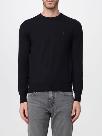 Brooksfield Maglia girocollo in pura lana con maniche lunghe e bordi a costine