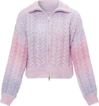 Mymo Vest Dames PAARS GEBROKEN WIT