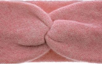 Zwillingsherz Stirnband ZWILLINGSHERZ Classic, Damen, old rose, Strick, Kaschmir, M&uuml;tzen Stirnband, Knoten vorn, Cashmere, Feinstrick