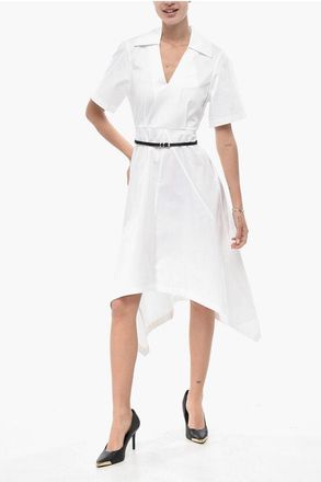 Givenchy DAY Cotton Poplin Shirt Dress With Belt size 38