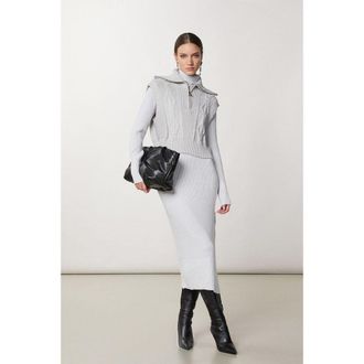 Patrizia Pepe White Viscose Casual Womens Dress