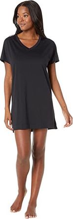 Hanro Laura Big Shirt Womens T Shirt Black : SM, Cotton/Modal