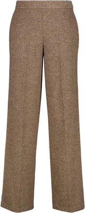 Marc O'Polo Pantaloni Larghi Jersey-Tweed - - Trousers - Donna - Marrone - S