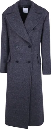 Mant&ugrave; Coat Double Breasted Ag8016.G17 978 Grey