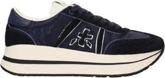 Premiata Bethcoin 8506 - Dames - Sneakers - Blauw - 40 EU - Leer - Schoenen