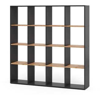 Vicco Scaffale Karree, Antracite/quercia dorata, 138.5 x 142.5 cm, Vicco
