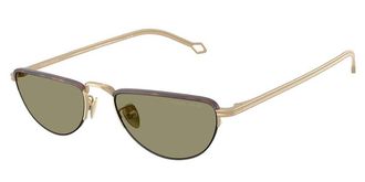 Giorgio Armani AR6166J 30022A Mens Sunglasses Gold Size 53