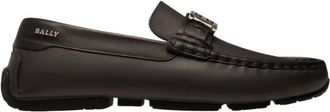 Bally Peyton B-Chain Leather Driving Shoes, Brand Size 10 ( US Size 11 )