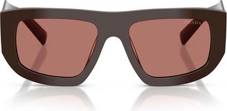 Prada Sunglasses Prd04 Su 27 I80 W Cigar/Bordeaux Women