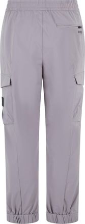HUGO BOSS Mens Track Pants With Elastic Waist Grey Polyamide