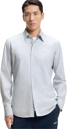 Boss Orange by Hugo Boss Heren, Overhemden, Grijs, Maat: M