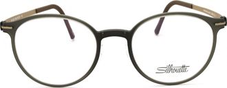 Silhouette InfinityView292375 Round Titanium Eyeglasses - Brown