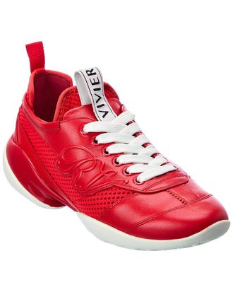 Roger Vivier Viv Match Leather & Mesh Sneaker