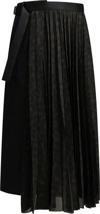 sacai Falda plisada - Skirts - Mujer - Negro - M