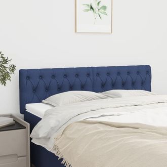 vidaXL Cabeceros 2 Unidades Tela Azul 72x7x78/88 Cm Vidaxl