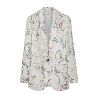 Forte_Forte Blazers, female, Multicolor, Size: XS Giacca monopetto Peonia My Love