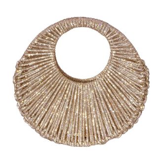 Hibourama Bags Tassen, Dames, Geel, ONE Size, Leer, Jaya Jewel Bag