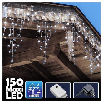 Trade Shop Trade Shop - Luminosa Natalizia 150led Con Flash Bianco Fred 3mt External
