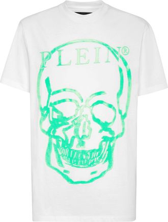 Philipp Plein Jersey T-shirt Round Neck SS Skull and Plein