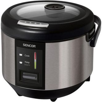 Sencor Srm 1890ss Arrocera, Olla Para Cocinar De Arroz, Color Negro