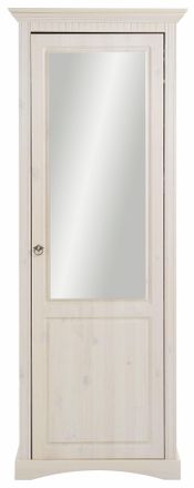 HOME AFFAIRE Schuhschrank »Rustic« aus massiver Kiefer, mit Spiegel, für ca. 16 Paar Schuhe