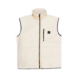 Rains Veelzijdig Fleece Vest voor buiten - Dames - Bodywarmers - Beige - L - Nylon - Jassen