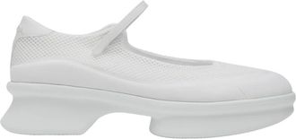 Prada Ballerina Shoes, female, White, 6 UK, September Drop Round Toe Ballerina Shoes