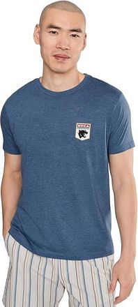 Rvca Pantero Short Sleeve Mens T Shirt Indigo : 2XL, Cotton/Polyester