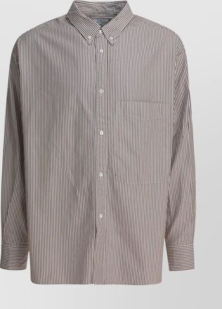 Beams Plus long sleeve shirt with button-down collar and pocket