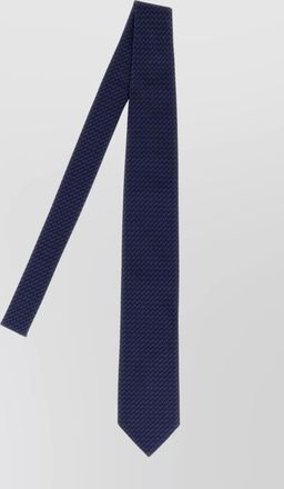 Pal Zileri textured silk tie slim design