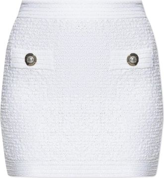 Balmain Mujer, Faldas, Blanco, Talla: S