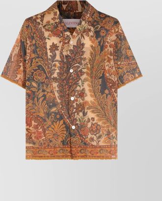 Valentino lightweight paisley relaxed fit shirt