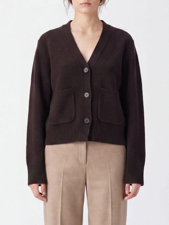 Lisa Yang 100% Cashmere V-Neck Cardigan with Ribbed Trims