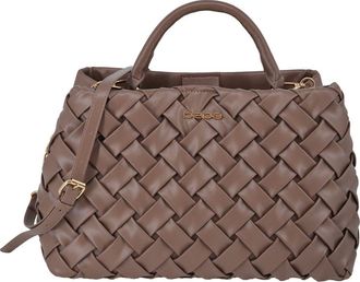 Bebe Luca Medium Woven Satchel in Taupe at Nordstrom Rack
