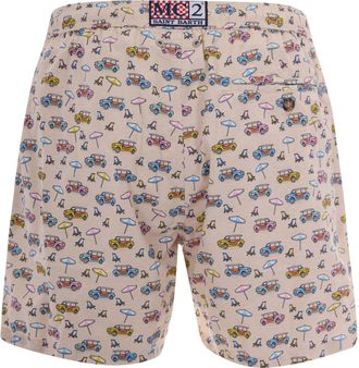 MC2 Saint Barth Mens Swim Shorts Lighting Micro Fantasy Spiaggina 11 Polyester