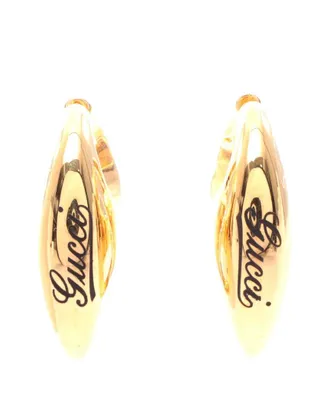 Gucci Plated Marina Chain Earrings (Authentic Pre-Loved)
